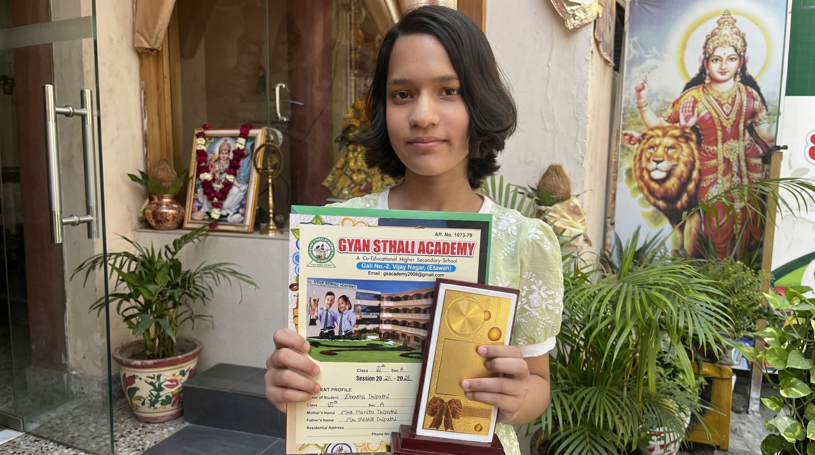 Student, Class VI Sec. A